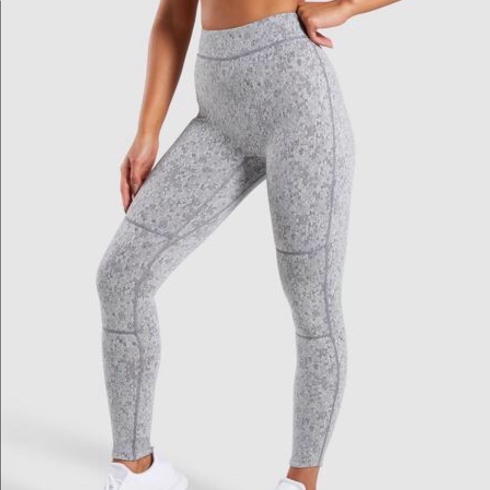 Gymshark Fluer Leggings NWT charcoal gray